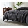EVERLY100% Pure Linen Duvet Cover Set King Size 104X90Inch 3pcs