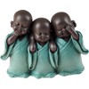 SiL Interiors 15cm Hear Speak See No Evil Brown &
