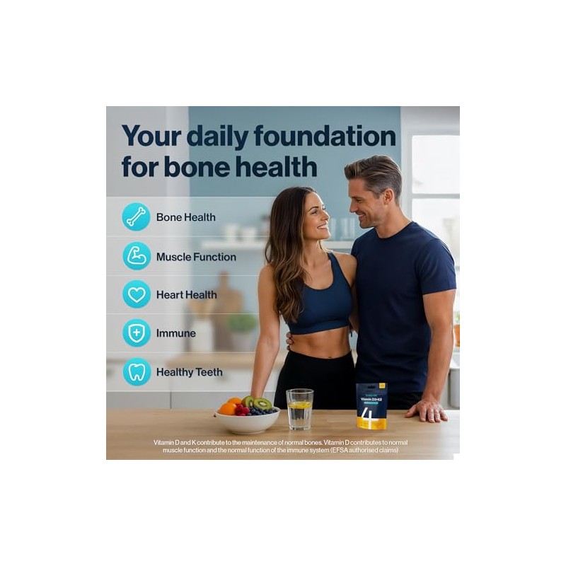 Vitamin D3 K2 Tablets (800 IU + 100µg MK7) –