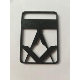 Generic Masonic Jewel/Medal Holder - Black Blazer Pocket Size - 4x6x6 Inches - Hanging - Plastic - Classic - Formal Events