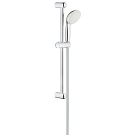 Grohe 2759810E New Tempesta 1.5 GPM 2-Spray Shower Rail, StarLight Chrome