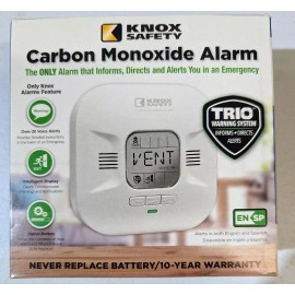 Knox Safety NEW Knox Safety  Model 7200 Plug-In Carbon Monoxide Alarm White