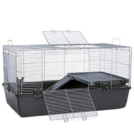 Exotic Nutrition Colossal Castle Hamster Cage Set - New Hamster Supply Starter Package Kit - Includes Cage, Exercise Wheel, Food Dish, Water Bottle, Accessories