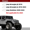 Upgraded Aluminum Alloy Sun Visor Clips,Compatible with Jeep Wrangler JK