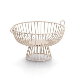 Zeller 27440 Fruit Basket Metal Beige