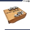 M8 Nyloc Steel Nuts, 8mm Self Locking Nuts with Nylon