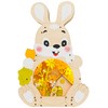 SIKORA OD24 Decorative Figure Funny Easter Bunny with LED Lighting