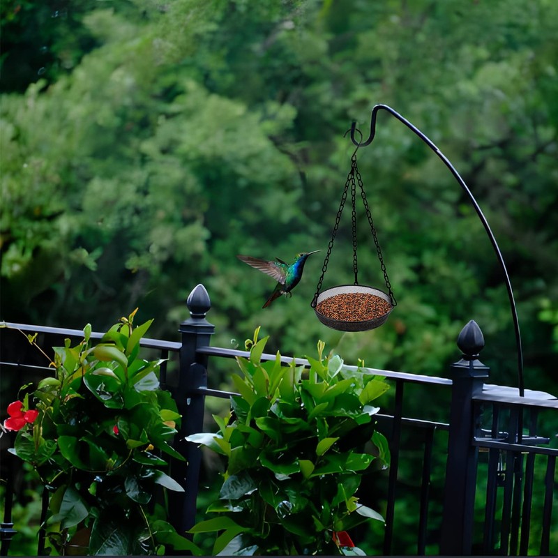 2 Pack Hanging Bird Feeder, Bird Feeder for Garden Yard