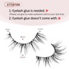 Onlyall Lashes Natural Look Soft Fluffy Lashes Short Eyelashes Lightweight