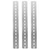 ULTECHNOVO 3pcs DIN Rail Slotted C45 Rail Steel Zinc Plated