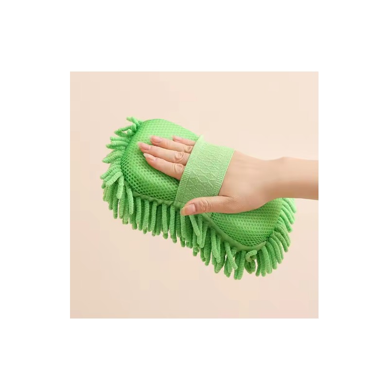 Microfiber Car Wash Mitt for Vehicle Cleaning – Soft Chenille