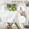 12Pcs Tablecloth Weights with Metal Clip Teardrop Shape Tablecloth Pendant
