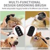 Comotech 6PCS Dog Bath Brush & Dog Toothbrush | Adjustable