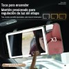 Espejo De Maquillaje,carro,con Luz Led,aumento De 3x,3 Modos