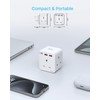 Multi Plug Adaptor with PD 20W Fast Charge USB C