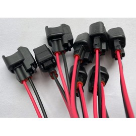 EV6 EV14 USCAR - Conector de inyector de combustible para LS2 LS3 LS7 GM Ford Dodge Mustang (paquete de 8)