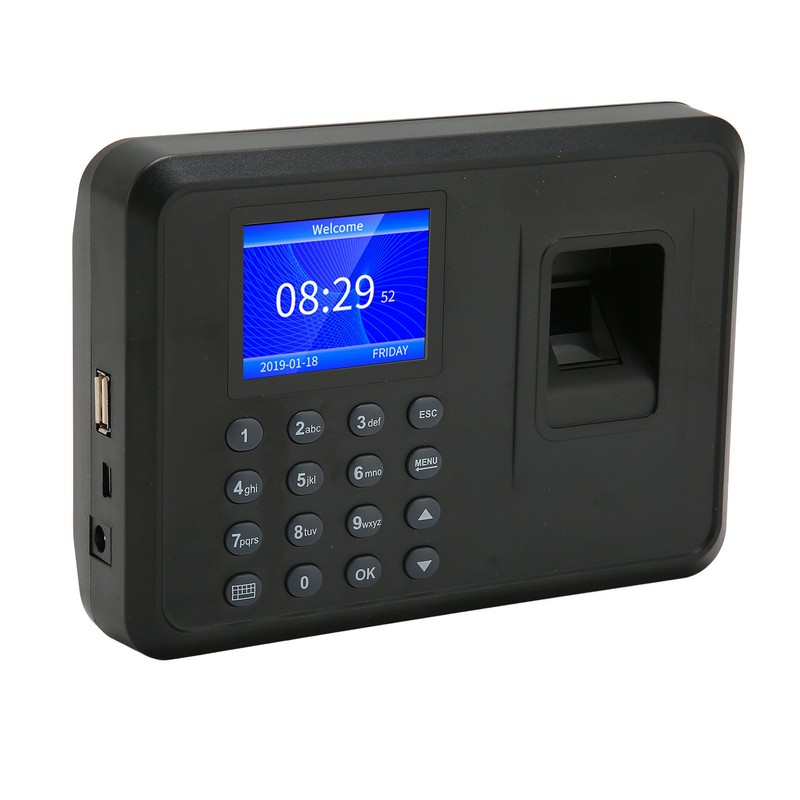 Fingerprint Attendance Machine 2.4 Inch 1000 User Capacity Name Display