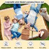 VitalCozy Waterproof Picnic Blankets Outdoor Blanket Foldable 2 in 1