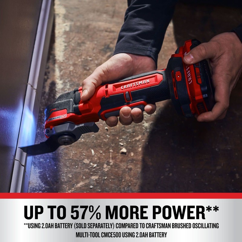 CRAFTSMAN V20 Cordless Oscillating Tool, Multi-Tool, Up to 19,000 OPM,