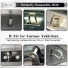 Aezic Car Tailgate Vent Lock, Stainless Steel Tailgate Stand Off