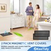 KeeTidy Floor Vent Covers, 4" x 10" Magnetic Mesh Vent