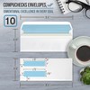 Compuchecks Double Window Envelopes #10- Flip and Seal Flap, Security