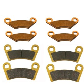 Polaris For Polaris RZR 570 Ceramic front  rear Brake Pad Set 2012 -2016 2017 2018 2019