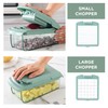 ook with Color Vegetable Chopper - Multifunctional 11 in 1
