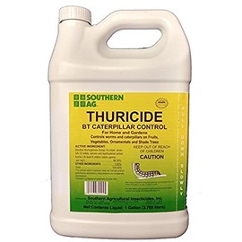 Southern Ag Thuricide BT For Control of Caterpillars & Worms, 1 Gallon - 128oz