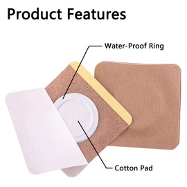 25Pcs Castor Oil Pack Wrap (Oil Not Included) Skin Color