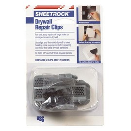 Sheetrock 1.88 ft. L x 1.25 in. W Reinforced Metal White Wall Repair Kit