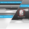 JARLSTAR 8 Inch LED Recessed Light with Junction Box, 12Pack