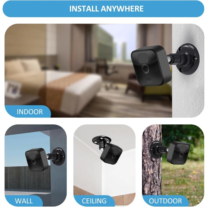 FATKITT Blink Outdoor Camera Mount 3 Pack Adjustable Metal Wall