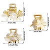 6 PCS Mini Rhinestone Claw Clips Opal Claw Clip Non-slip