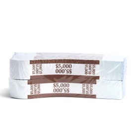 Barred ABA $5,000 Currency Band Bundles (20,000 Bands)
