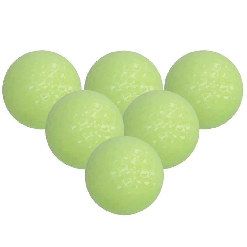 6 Pcs/Set Luminous Golf Ball Super Bright Luminous Golf Ball