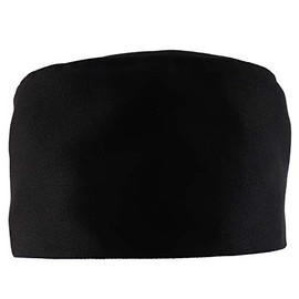 Trendy Apparel Shop Restaurant Beanie Adjustable Elastic Band Chef Hat - Black