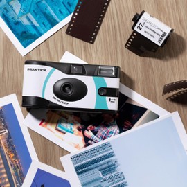 Praktica Disposable Camera with Flash Single Use Camera for weddings, gatherings, travel & more