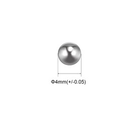 sourcing map 200pcs 4mm 201 Stainless Steel Bearing Balls G200 Precision