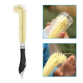 Multipurpose Cleaning Brush Kit - Set of 4 Brushes for Cleaning Drinking Bottles/Cups, Caps, Straws, Nipples, Wine Decanters/Glasses, Coffee/Tea Pots, Water Reservoirs, etc. - Safe Food Grade