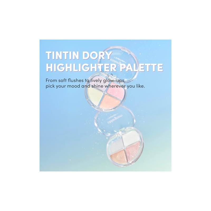 COLORGRAM TINTIN DORY HIGHLIGHTER PALETTE 02 CREAM BALM