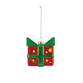 Alessi Massimo Giacon,Marcello Jori Christmas Ornament in Blown Glass. Hand-Decorated, Multicolour, One Size