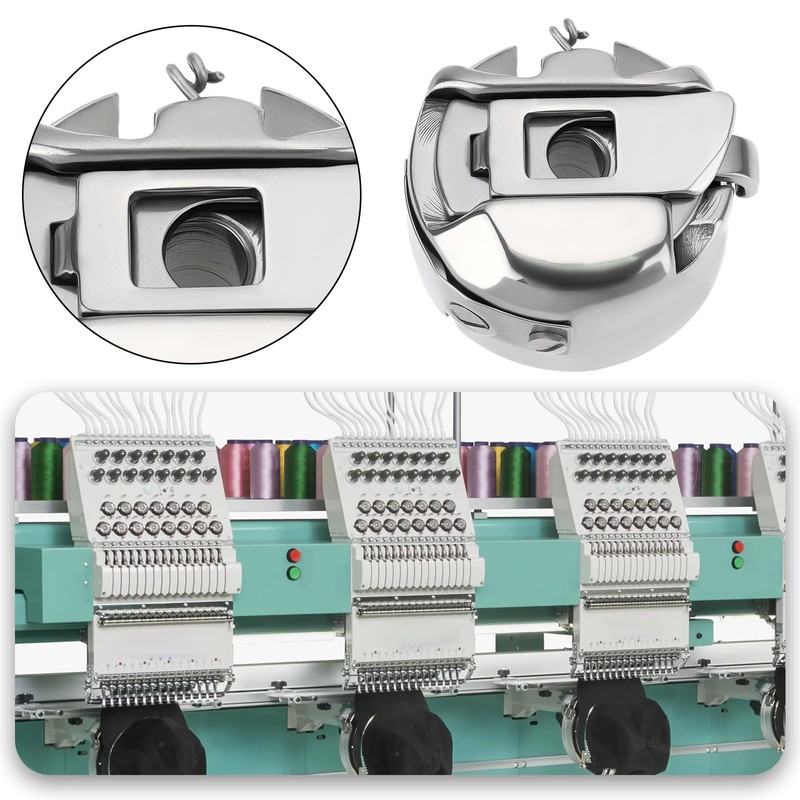 Briny River 4Pcs Embroidery Thread Bobbin Sleeve Computer Embroidery Machine