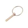 sourcing map Linch Pin with Ring - 8mm x 50mm