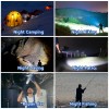 Garberiel Super Bright 900000Lumen 50W LED Powerful Flashlight Rechargeable Tactical