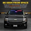 LAMPHUS SolarBlast 32W RED WHITE LED Emergency Visor Light Bar