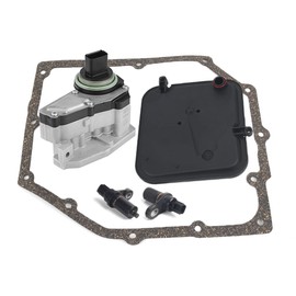 42RLE Transmission Shift Solenoid Block Pack with Speed Sensors Filter Gasket kit Compatible with Jeep Chrysler Dodge Mitsubishi