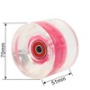 FunTomia Set of 4 (LED) Longboard/Skateboard Wheels (Big Wheels) in