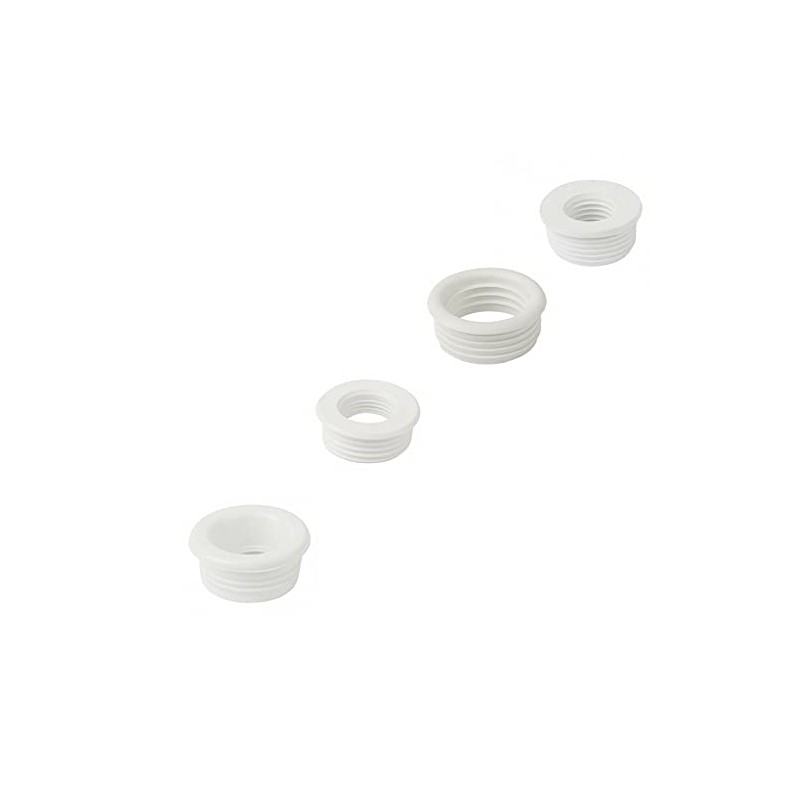 Siphon Seal Cuff Reducer Rubber Nipple HT Drain Pipe White