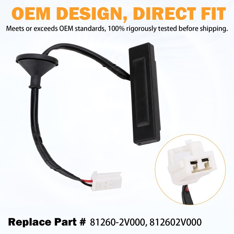 81260-2V000 Hatch Release Button Trunk Latch for Hyundai Veloster 2012-2017